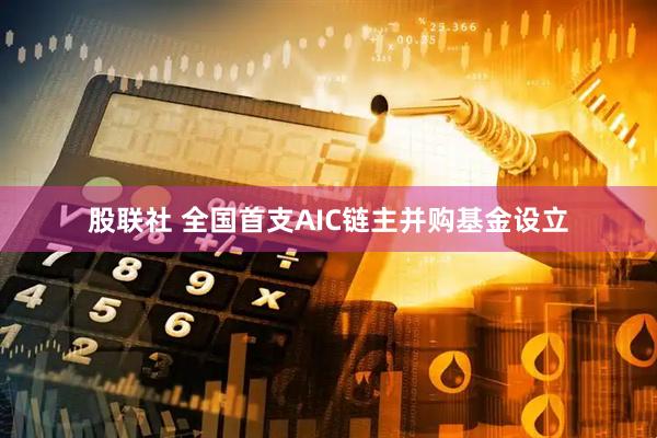 股联社 全国首支AIC链主并购基金设立