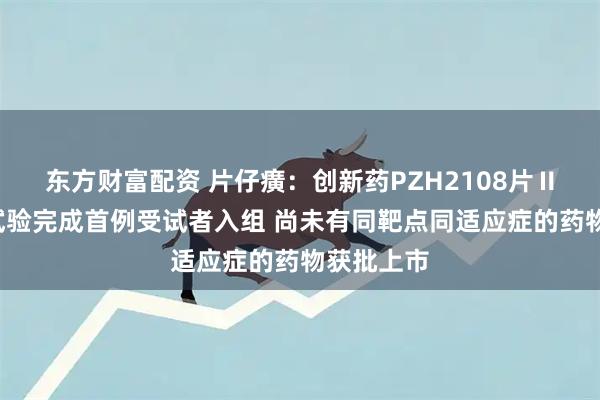 东方财富配资 片仔癀：创新药PZH2108片Ⅱa期临床试验完成首例受试者入组 尚未有同靶点同适应症的药物获批上市